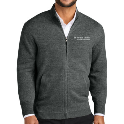 Port Authority Full Zip Sweater Embroidered Thumbnail