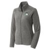 Women's Heather Microfleece Full Zip Jacket Thumbnail