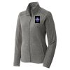 Women's Heather Microfleece Full Zip Jacket Thumbnail