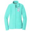 Women's Heather Microfleece Full Zip Jacket Thumbnail
